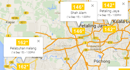 Indeks Pencemaran Udara (IPU) Shah Alam 3