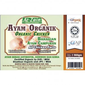 ayam organik azzain bahagian ayam campuran