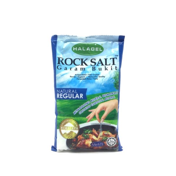 Halagel Rock Salt Garam Bukit (Natural Regular) 400g 