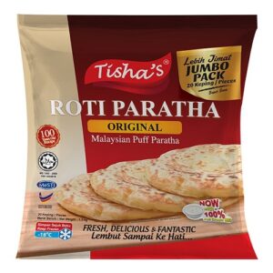 Tishas Roti Paratha Original 20Keping
