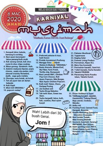 Jom ke Karnival Muslimah Masjid Bandar Bukit Puchong! 11