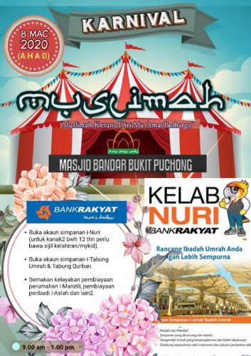 Jom ke Karnival Muslimah Masjid Bandar Bukit Puchong! 14