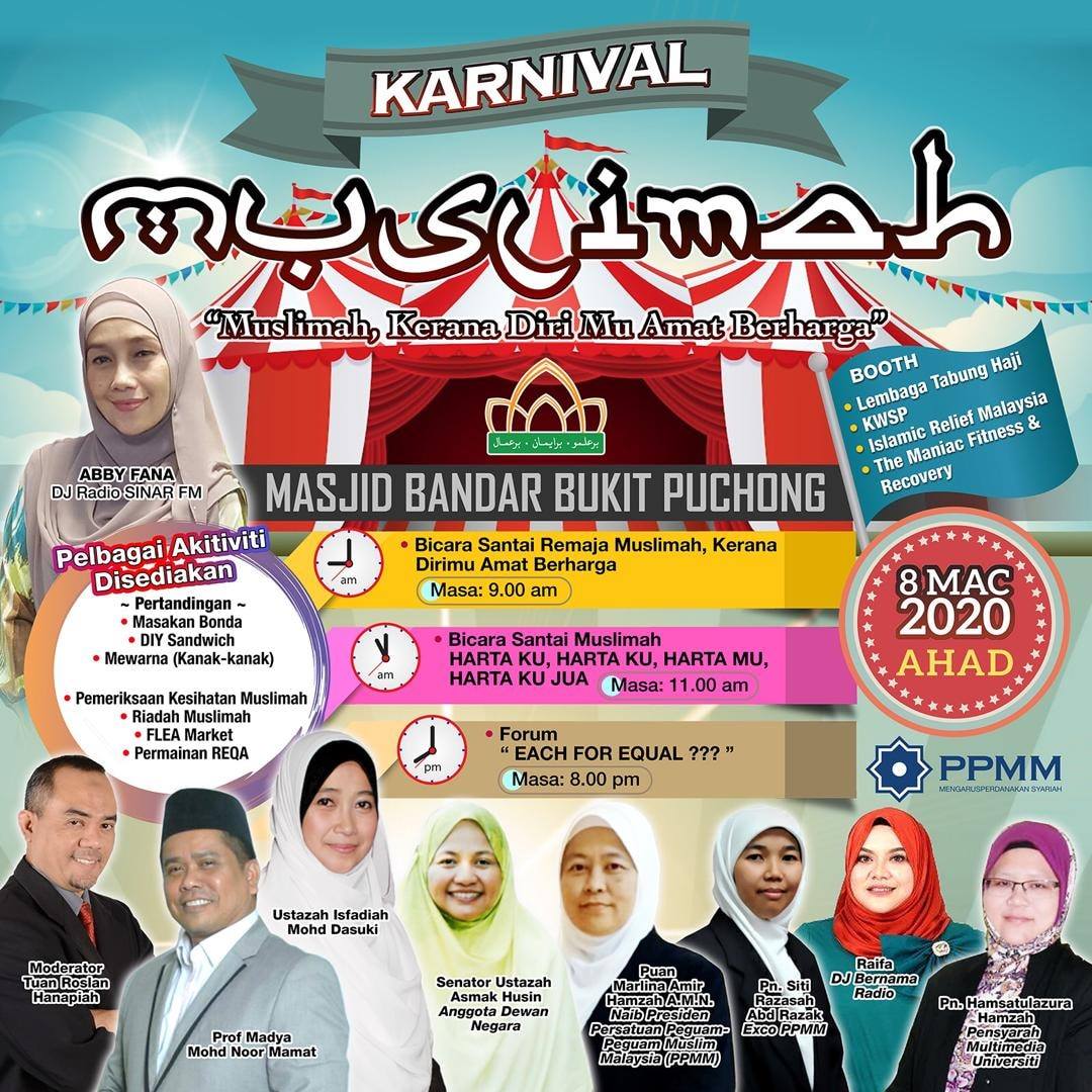 Jom ke Karnival Muslimah Masjid Bandar Bukit Puchong ...