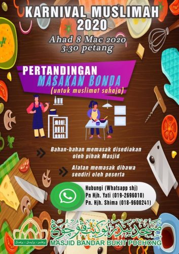 Jom ke Karnival Muslimah Masjid Bandar Bukit Puchong! 6