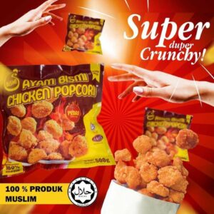 Bismi Chicken Popcorn (Pedas) 500g
